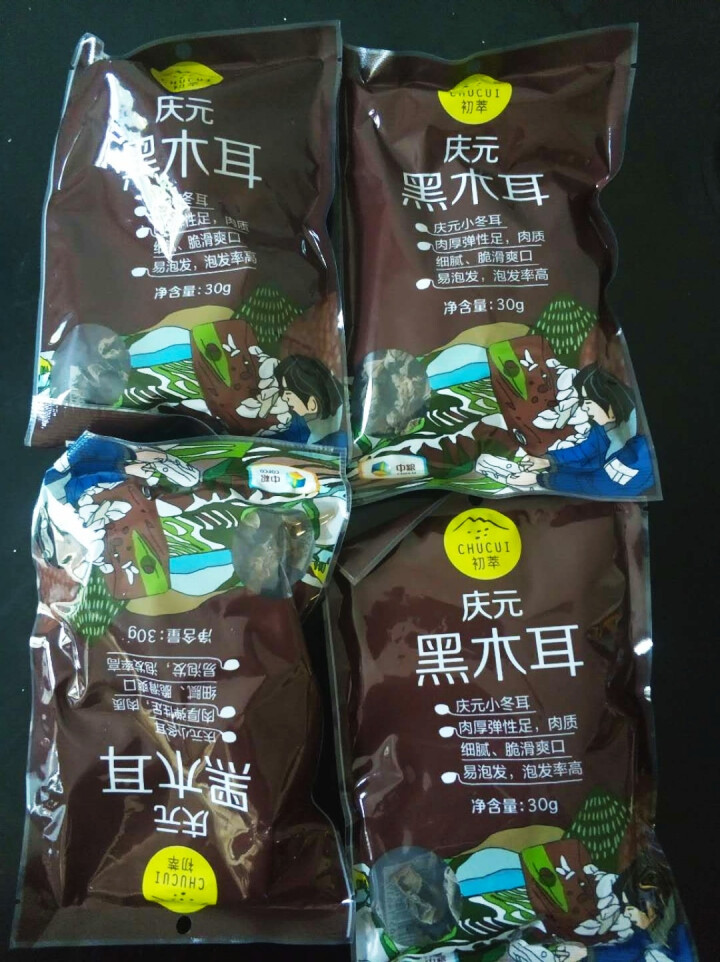 中粮初萃 庆元黑木耳120g （30g*4袋）南北干货  食用菌菇 小包装怎么样，好用吗，口碑，心得，评价，试用报告,第4张