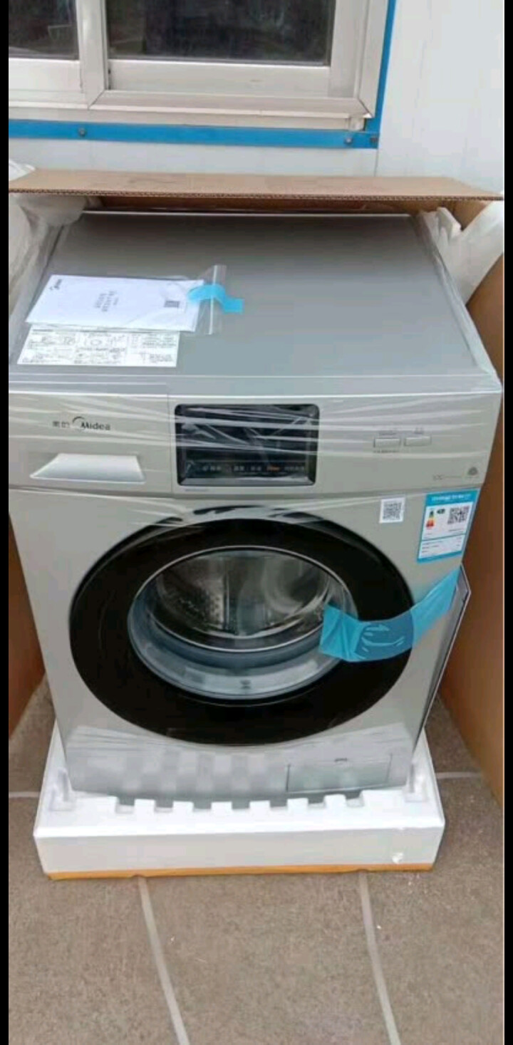 美的（Midea）滚筒洗衣机全自动家用BLDC变频电机巴氏除菌洗智能时间可调MG100V31DS5怎么样，好用吗，口碑，心得，评价，试用报告,第2张