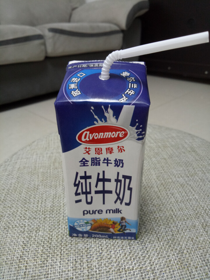 爱尔兰进口 艾恩摩尔（AVONMORE）全脂牛奶 200ml*24 整箱装怎么样，好用吗，口碑，心得，评价，试用报告,第5张