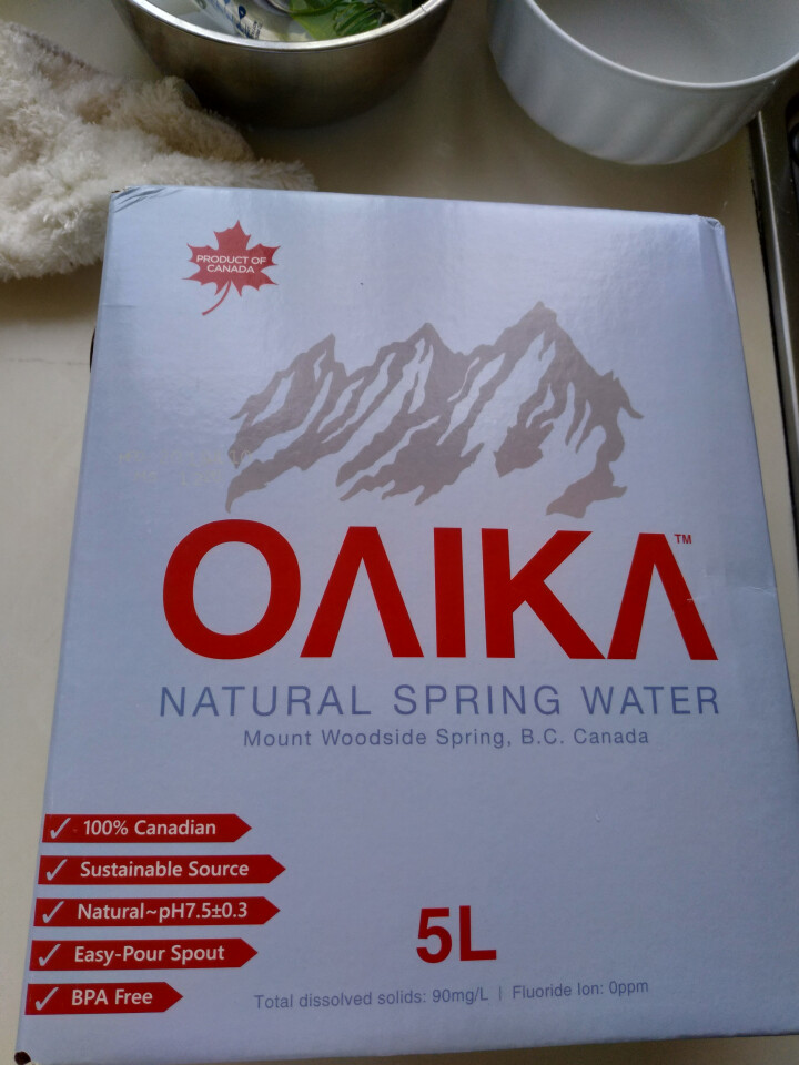 加拿大原装进口班芙OAIKA天然饮用水5L（家庭装饮用山泉水） 5L怎么样，好用吗，口碑，心得，评价，试用报告,第2张