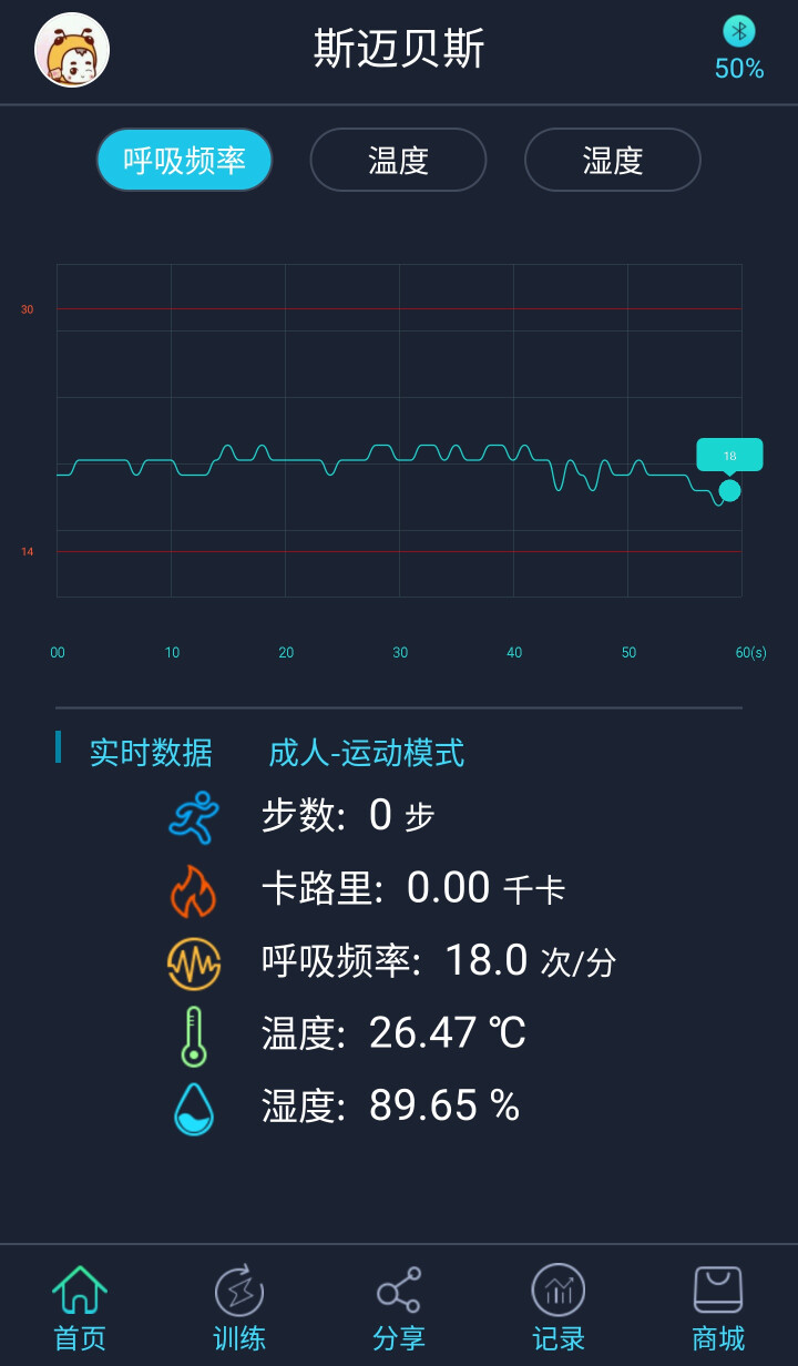 Changelab 斯迈贝斯智能呼吸监测仪秋季送老人礼物过滤空气防雾霾APP查看实时呈现可远程查看 黑色怎么样，好用吗，口碑，心得，评价，试用报告,第5张