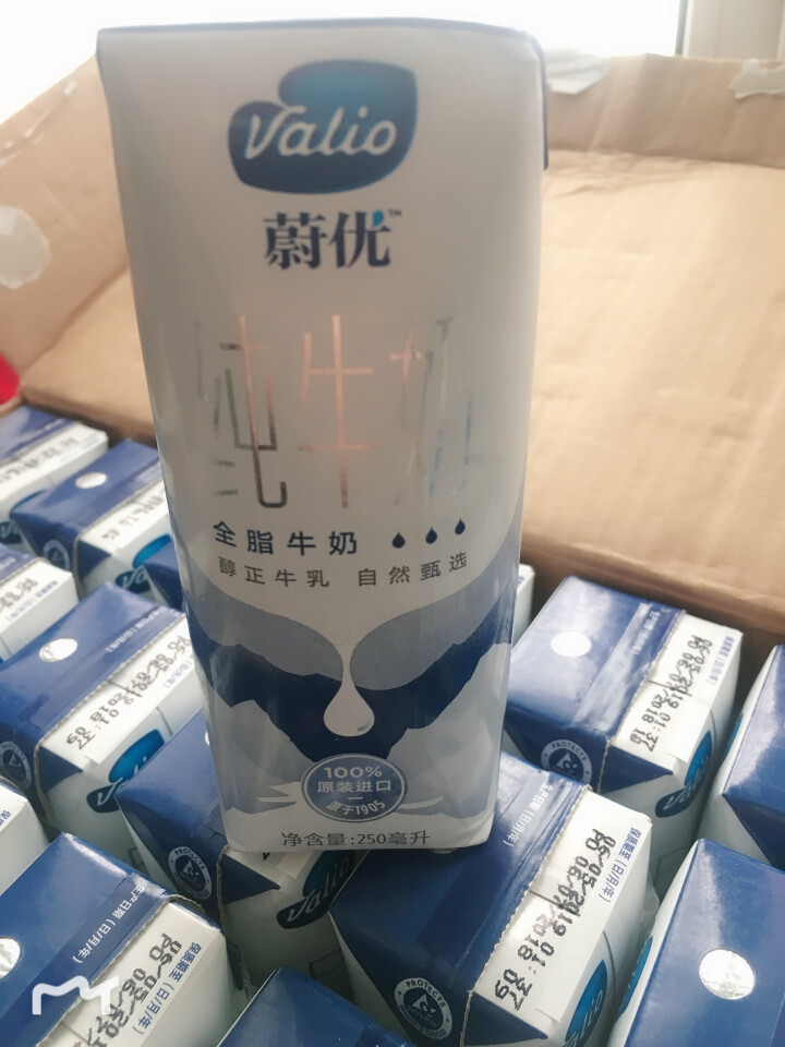 芬兰蔚优 Valio 全脂牛奶 UHT纯牛奶 250ml*24整箱装怎么样，好用吗，口碑，心得，评价，试用报告,第2张