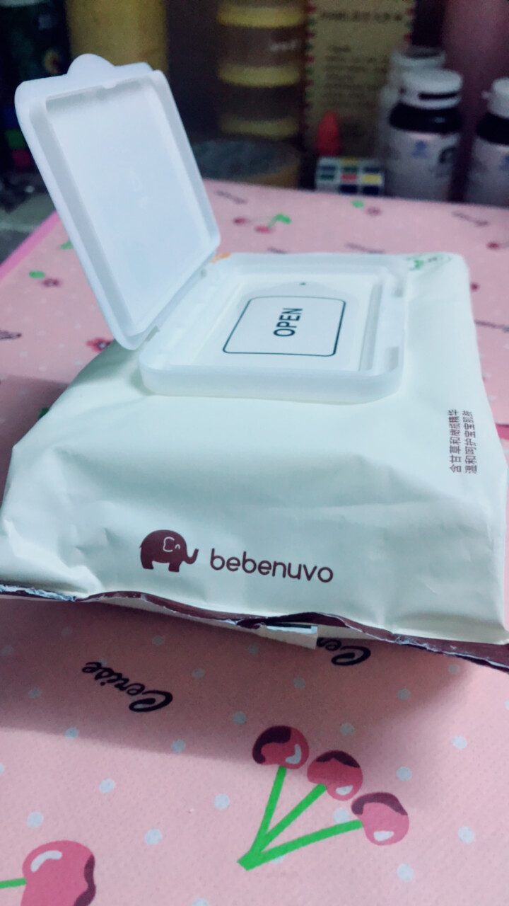 bebenuvo 象伴婴儿手口湿巾80片单包带盖抽纸湿巾怎么样，好用吗，口碑，心得，评价，试用报告,第3张