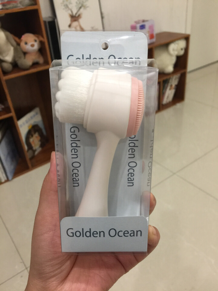 GoldenOcean金海洋洗脸刷洁面仪软毛手动深层清洁神器洁颜毛孔抖音家用网红刷脸刷子 粉色怎么样，好用吗，口碑，心得，评价，试用报告,第2张