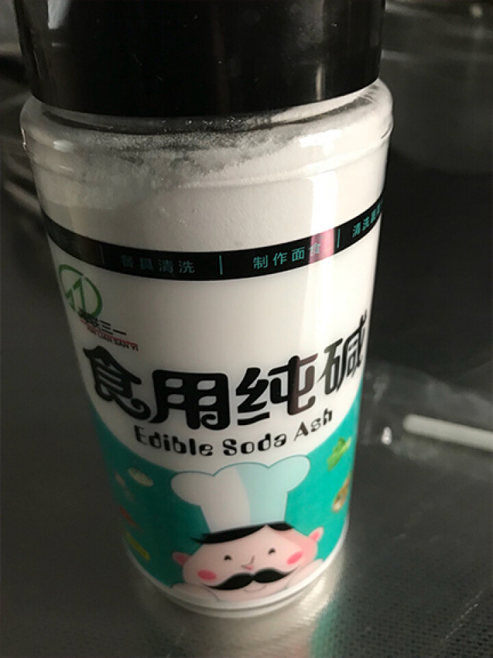 海联三一 食用碱面碱粉碳酸钠蒸包子馒头碱水面包粽子泡发干货去油污清400g瓶装 *1怎么样，好用吗，口碑，心得，评价，试用报告,第3张