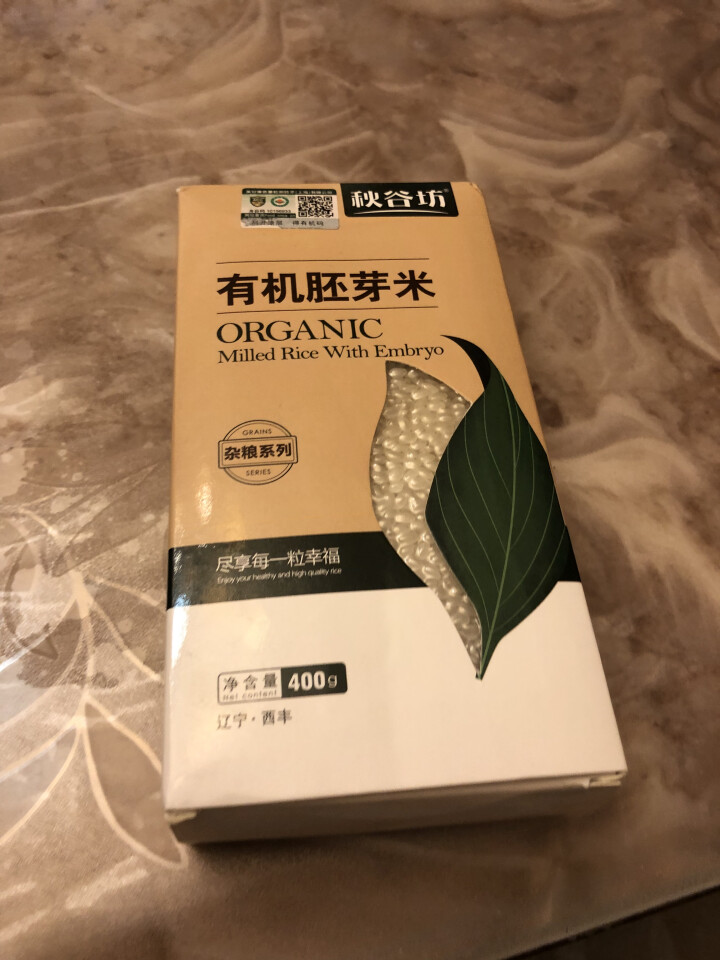 秋谷坊 有机胚芽米 400g （无添加 东北 五谷 杂粮 粗粮 真空装 含胚芽 大米 粥米伴侣）包邮怎么样，好用吗，口碑，心得，评价，试用报告,第2张