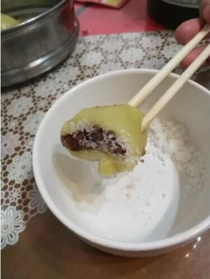 【梨树馆】东北特产粘豆包年糕黏豆包手工真空装 白豆包500g怎么样，好用吗，口碑，心得，评价，试用报告,第4张