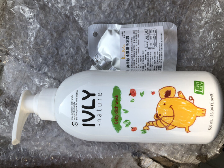 Ivly nature 韩国原装进口婴幼儿童宝宝新生儿专用餐具水果蔬菜清洗液500ml 500ml果蔬清洗液怎么样，好用吗，口碑，心得，评价，试用报告,第2张