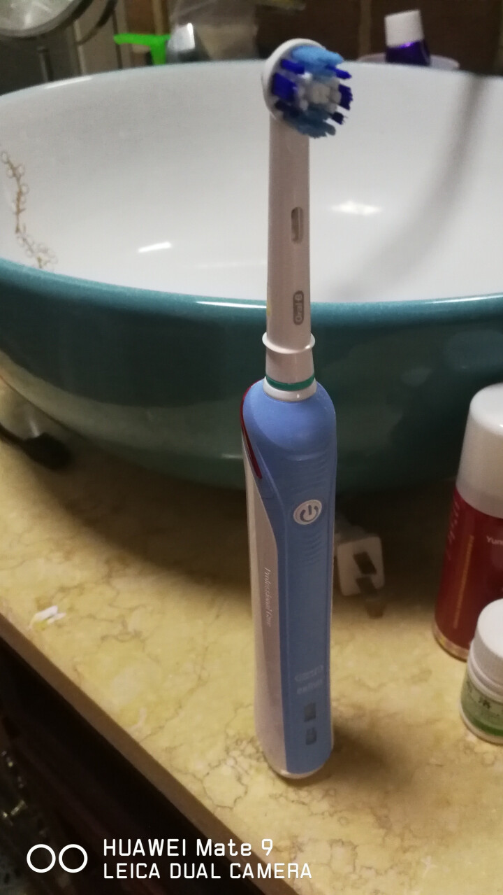 博朗 欧乐B（Oralb）P2000蓝 电动牙刷 3D声波震动成人充电式牙刷 清除牙渍 配EB17、EB50双刷头怎么样，好用吗，口碑，心得，评价，试用报告,第4张