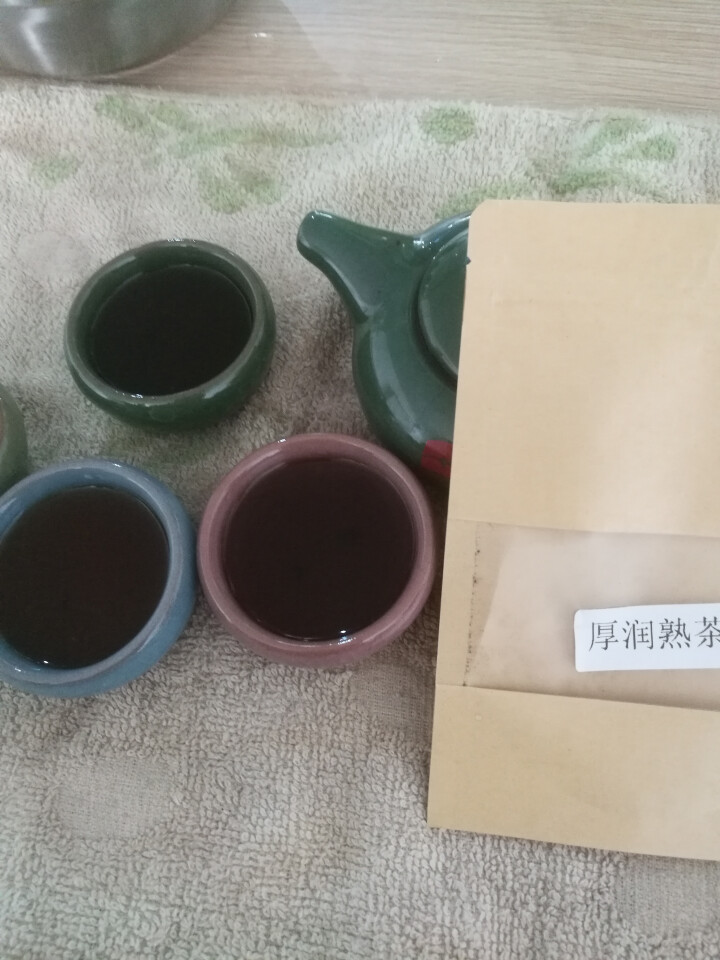 合和昌厚润熟茶2017年普洱茶熟茶 饼茶357克茶叶 5饼一提 4提一件 厚润熟茶2017年试饮装8克/袋怎么样，好用吗，口碑，心得，评价，试用报告,第3张