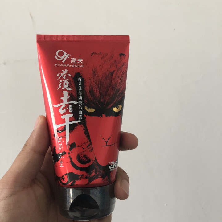 高夫经典保湿劲爽洁面膏120g（洗面奶男 补水保湿 护肤化妆品）怎么样，好用吗，口碑，心得，评价，试用报告,第2张