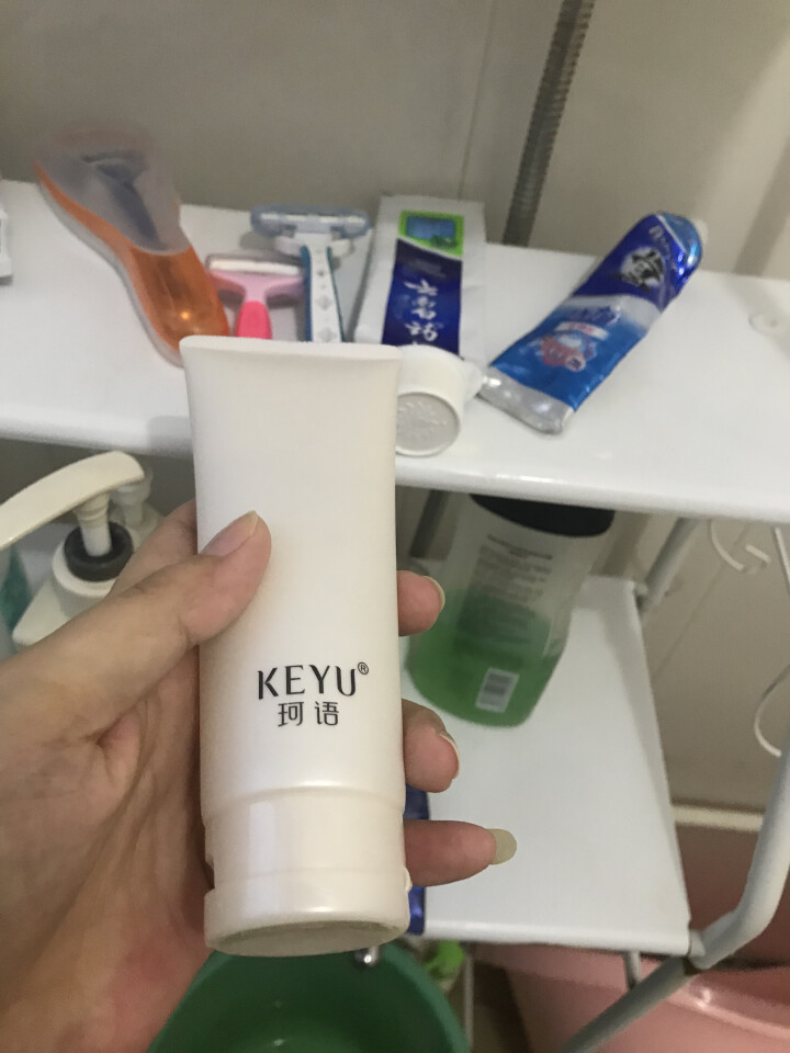 珂语(KEYU)洗面奶氨基酸洁面液100ml（温和净肤锁水保湿 敏感肌洁面乳男女适用）怎么样，好用吗，口碑，心得，评价，试用报告,第4张