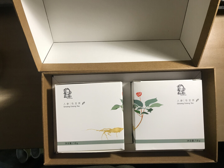 茶小语 人参乌龙茶 组合花茶 乌龙茶茶叶  人参 浓香型 三角包袋泡茶 礼盒装12袋 人参乌龙茶怎么样，好用吗，口碑，心得，评价，试用报告,第2张