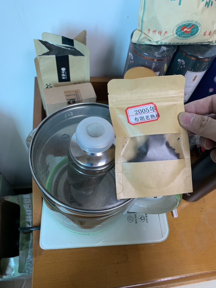 云茗木 古树茶 普洱茶叶  布朗古树熟茶 2005年 老茶砖 熟茶中端 老茶砖同款茶样10克装 商品属于试用装不建议购买怎么样，好用吗，口碑，心得，评价，试用报,第4张