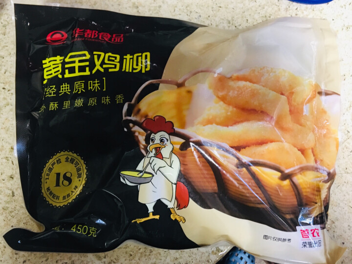 华都食品 无骨鸡柳 450g/袋 黄金鸡柳 调味鸡胸肉怎么样，好用吗，口碑，心得，评价，试用报告,第2张