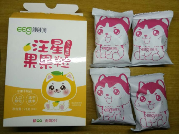 额额狗 入口即化 冻干水果干制品苹果芒果草莓黄桃水果粒 草莓味怎么样，好用吗，口碑，心得，评价，试用报告,第2张