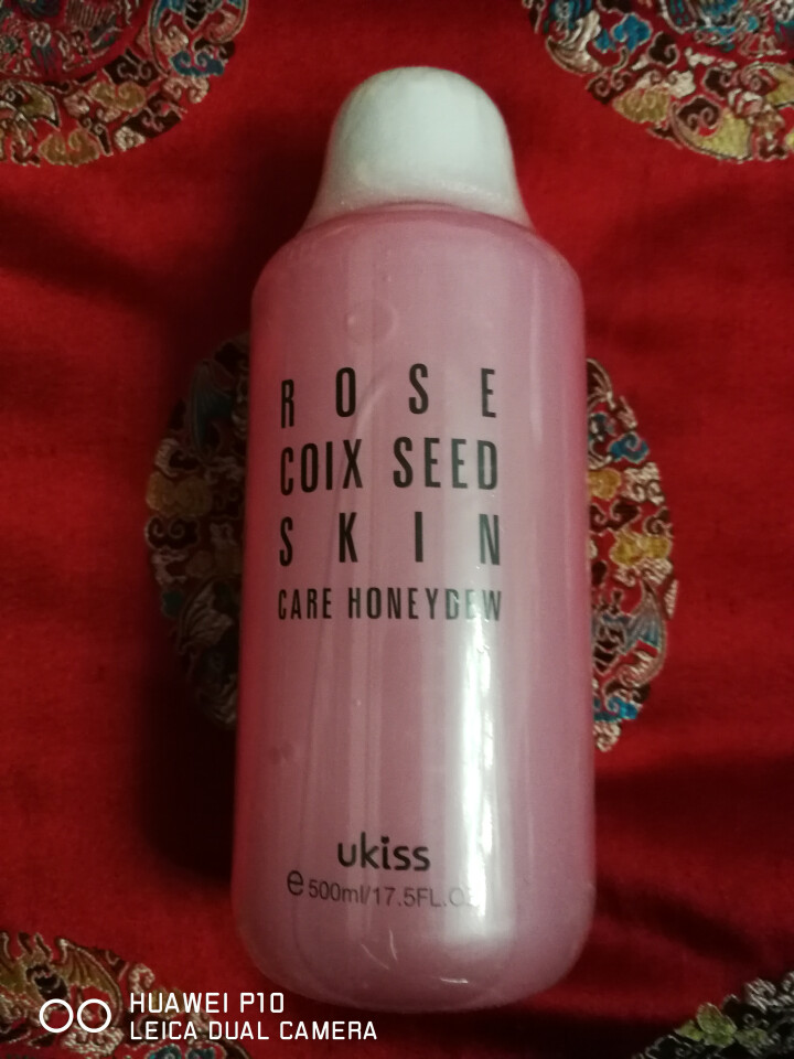 悠珂思 ukiss 玫瑰薏仁爽肤水500ml 粉水 柔肤水 补水怎么样，好用吗，口碑，心得，评价，试用报告,第2张