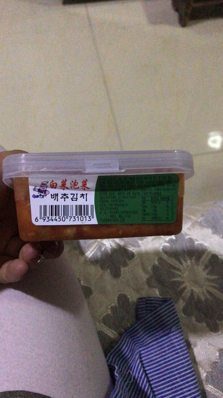 小肥食品白菜泡菜200g辣白菜韩式泡菜腌制咸菜开味下饭菜 小肥泡菜1盒怎么样，好用吗，口碑，心得，评价，试用报告,第3张