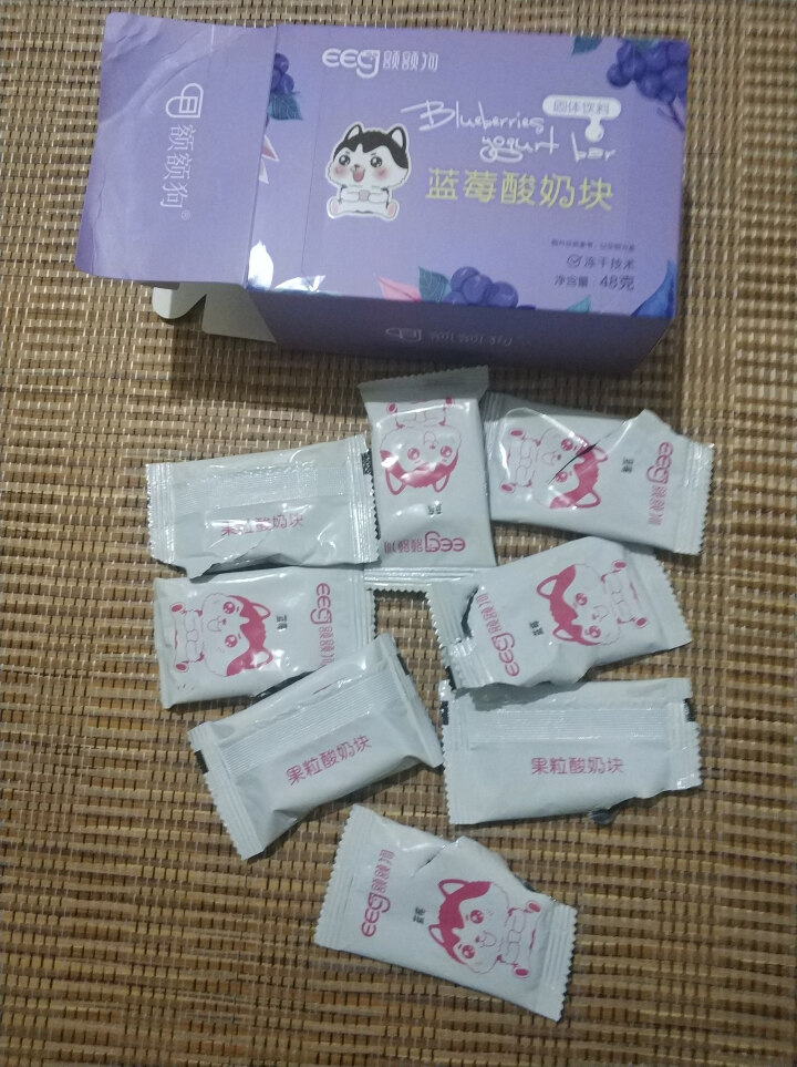 【额额狗品牌】 果粒酸奶块益生菌水果冻干休闲食品办公室小吃零食 蓝莓味怎么样，好用吗，口碑，心得，评价，试用报告,第4张