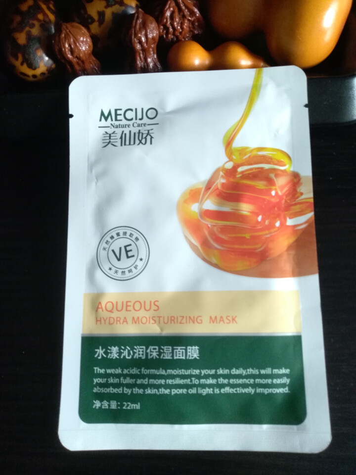 美仙娇（MECIJO）玻尿酸面膜蜂蜜珍珠桃花日本大米孕妇儿童女学生补水 单片装怎么样，好用吗，口碑，心得，评价，试用报告,第4张