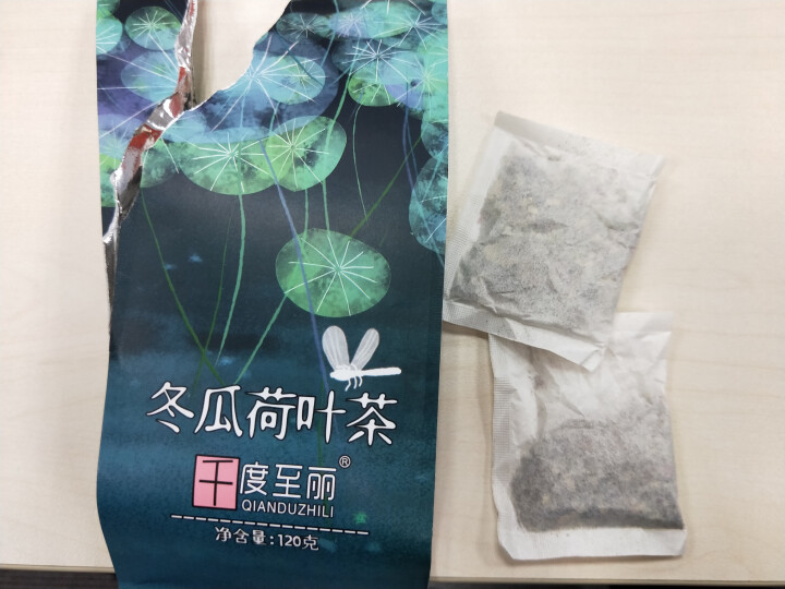 《千度至丽》冬瓜荷叶茶 冬瓜茶 荷叶茶 120克 买1袋发3袋包邮怎么样，好用吗，口碑，心得，评价，试用报告,第3张