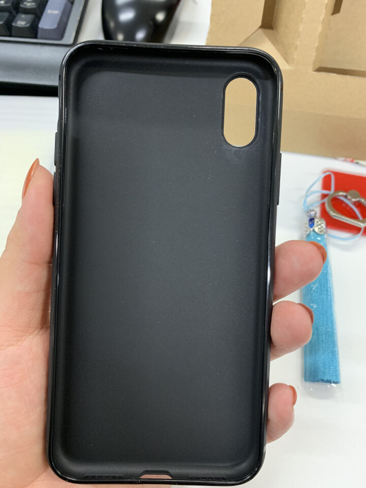 MEKS iPhoneX手机壳 中国风XR全包彩绘XS Max保护软壳7/8plus硅胶软壳6s防摔 皎月梅花 iPhone X怎么样，好用吗，口碑，心得，评价,第5张