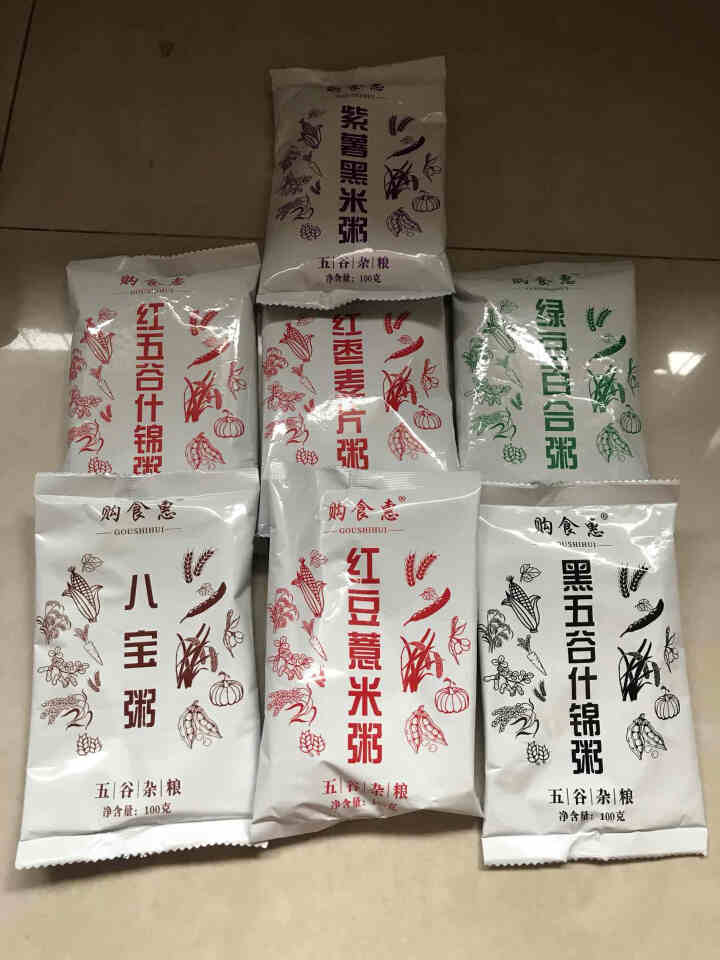 购食惠 7日粥道 五谷杂粮 粥米 7种700g（粥米 粗粮 组合 杂粮 八宝粥原料）怎么样，好用吗，口碑，心得，评价，试用报告,第3张