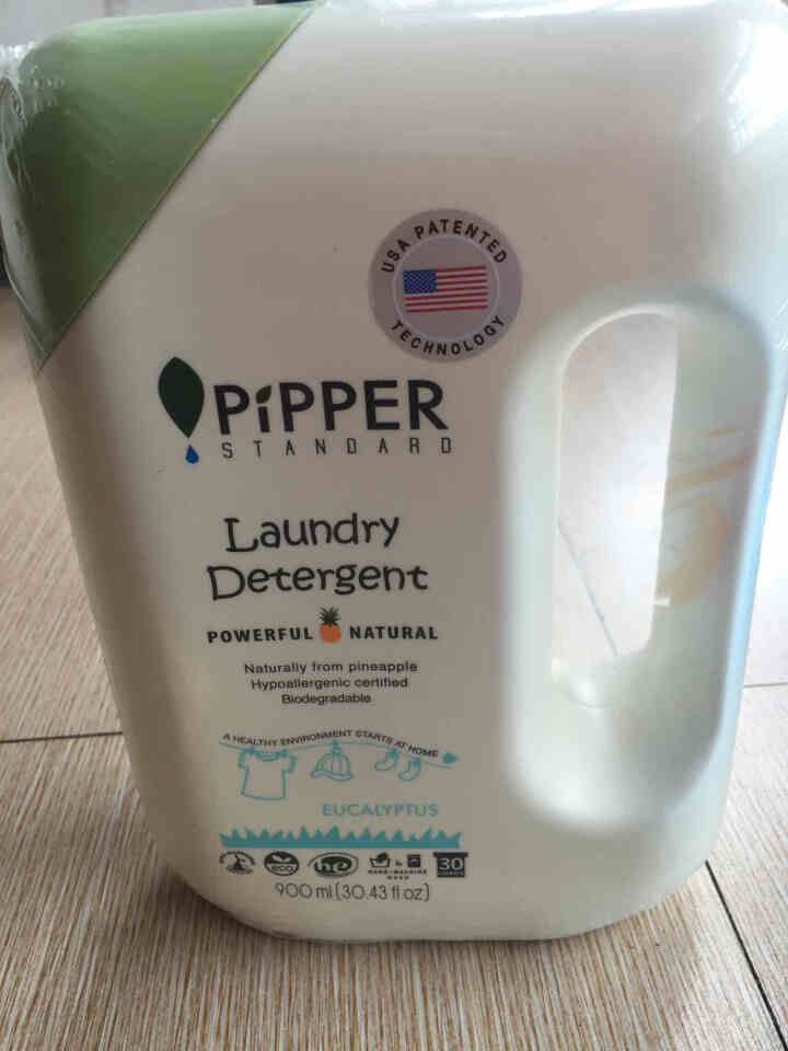 PIPPER 洗衣液尤加利香 900ml 婴儿洗衣液 植物酵素 尤加利香型怎么样，好用吗，口碑，心得，评价，试用报告,第3张