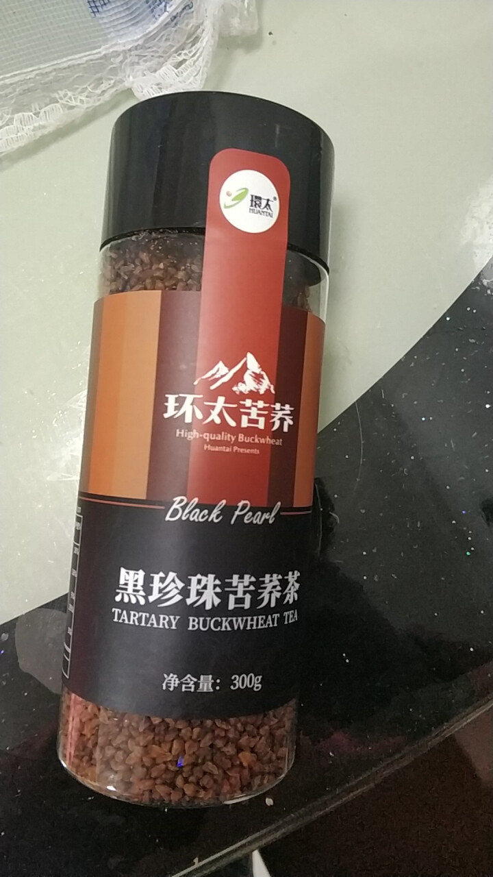 环太 黑苦荞茶荞麦茶苦荞芥茶 全颗粒胚芽养生茶 可搭配大麦茶茉莉花玫瑰花草茶叶 环太黑珍珠苦荞茶,第2张