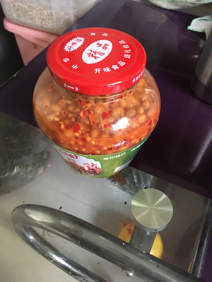 贵州特产农家老坛小二妹水豆豉610g 小吃凉拌辣椒酱火锅蘸水调料豆瓣酱 1瓶怎么样，好用吗，口碑，心得，评价，试用报告,第3张