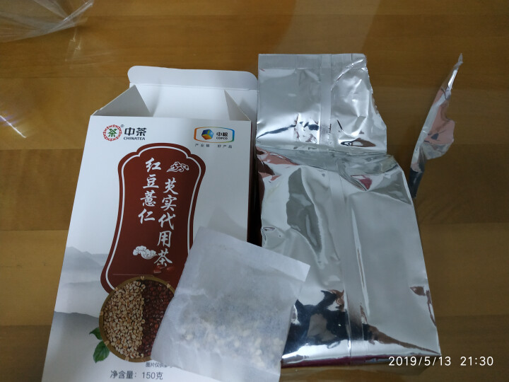 【中茶花草茶旗舰店】 中粮集团 红豆薏米茶 薏仁 芡实 大麦茶 苦荞茶 陈皮 代用茶 茶叶 150g怎么样，好用吗，口碑，心得，评价，试用报告,第3张