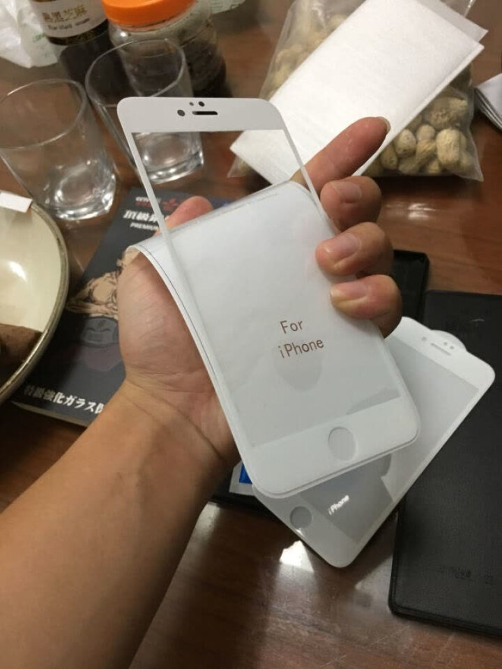 【蓝宝石镀晶】苹果8/7/6s玻璃膜 iPhone8/7/6/6s Plus钢化膜 全屏覆盖手机贴膜 iPhone7/8Plus,第2张