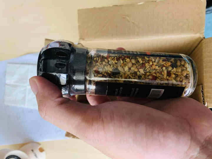 姜老大黑胡椒混合调味料60g 研磨低卡低脂水煮菜健身调料牛排西餐鸡胸肉沙拉意面调料怎么样，好用吗，口碑，心得，评价，试用报告,第5张