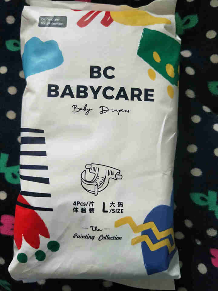 babycare艺术大师系列弱酸纸尿裤L码体验装4片装（9,第2张