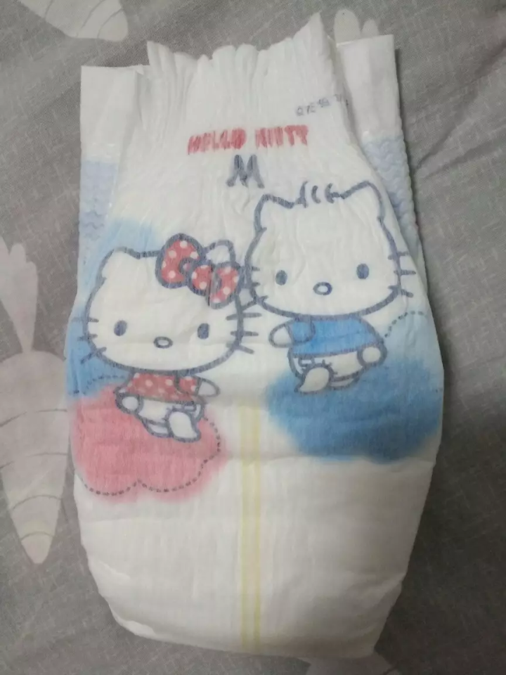 贝因美HelloKitty柔绵婴儿纸尿裤宝宝尿不湿 中号M32片【6,第4张