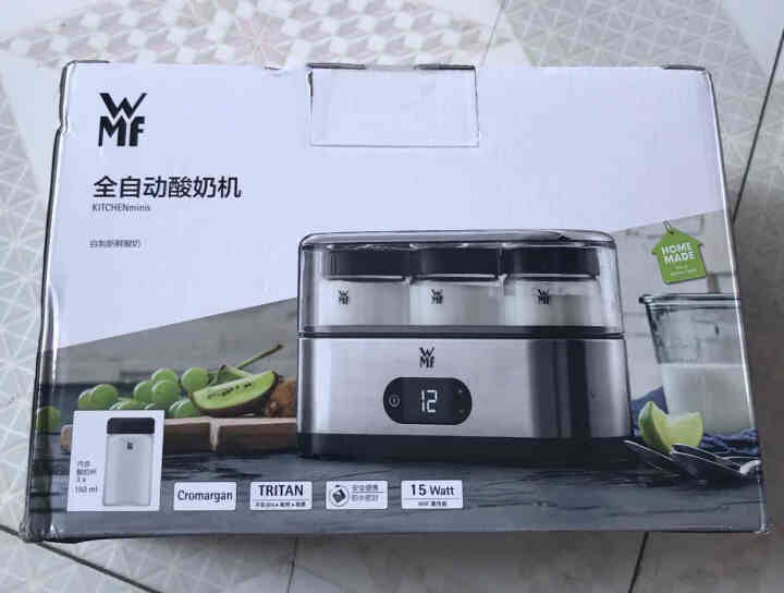 德国福腾宝（WMF）酸奶机 家用小型全自动迷你分杯做酸奶机 不锈钢色怎么样，好用吗，口碑，心得，评价，试用报告,第2张