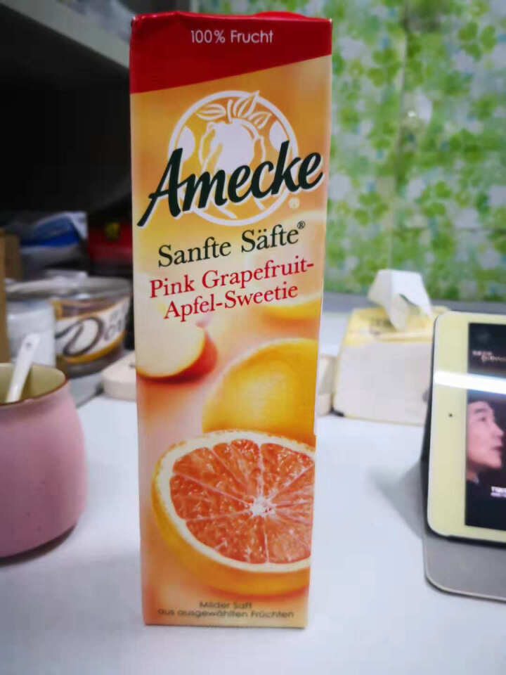 爱美可（Amecke） 爱美可Amecke果汁德国进口果汁1L原装鲜榨果汁鲜榨粉葡萄柚红苹果汁怎么样，好用吗，口碑，心得，评价，试用报告,第3张