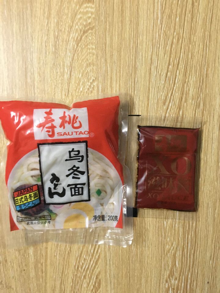 寿桃牌车仔面 乌冬面单包 港式 配带酱料  新鲜意大利面 车仔面乌冬面xo酱 4种酱料可选 单包乌冬面配酱怎么样，好用吗，口碑，心得，评价，试用报告,第3张