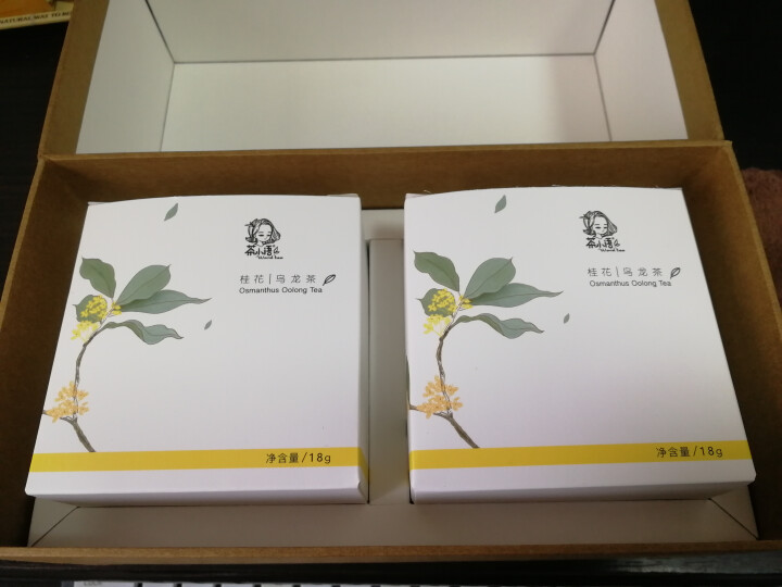 茶小语 桂花乌龙茶 乌龙茶茶叶  桂花花草茶 三角包袋泡茶 礼盒装12袋/盒 桂花乌龙茶怎么样，好用吗，口碑，心得，评价，试用报告,第2张