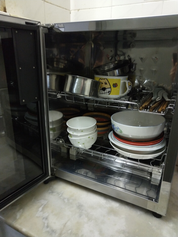 万宝（Wanbao）壁挂式小型消毒柜 小家用迷你高温台式厨房消毒柜碗柜触摸 高温小型消毒柜,第4张