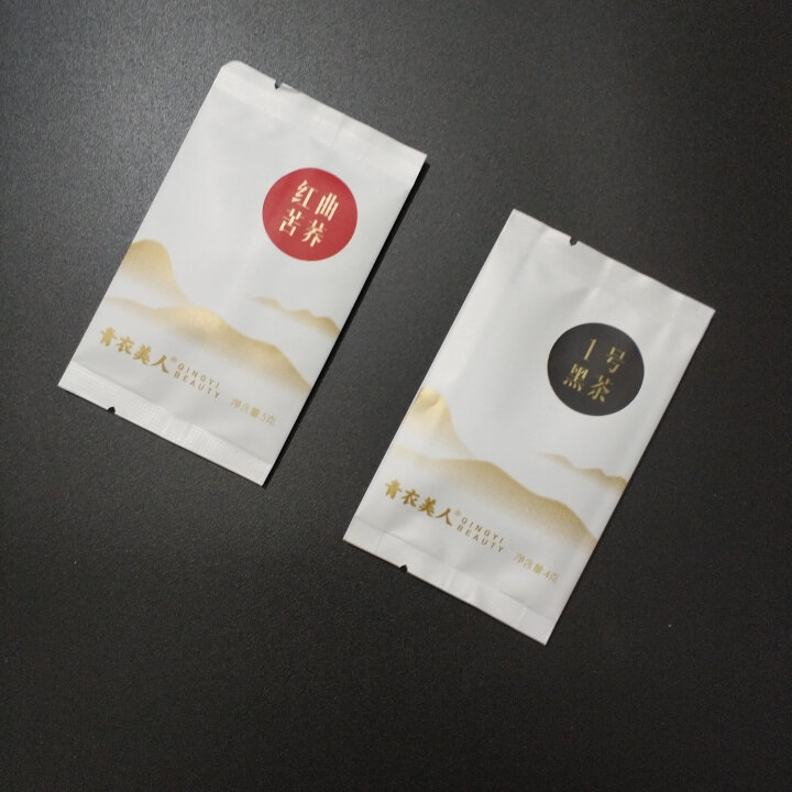 青衣美人红曲苦荞 全胚芽黑苦荞 苦荞茶叶代用茶 健康茶养生茶 品尝袋5g*1袋怎么样，好用吗，口碑，心得，评价，试用报告,第2张