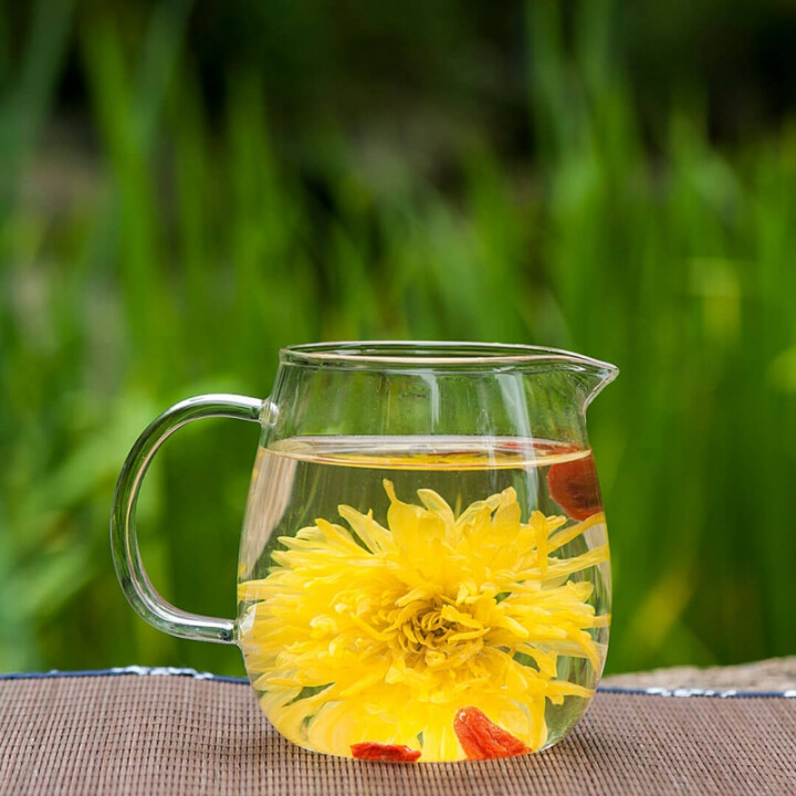 【礼盒装送花茶杯】茗愿 菊花茶金丝皇菊 一朵一杯大黄菊花茶金丝黄菊 去火下火花草茶 可搭配金银花枸杞 金丝皇菊30朵礼盒装怎么样，好用吗，口碑，心得，评价，试用,第3张