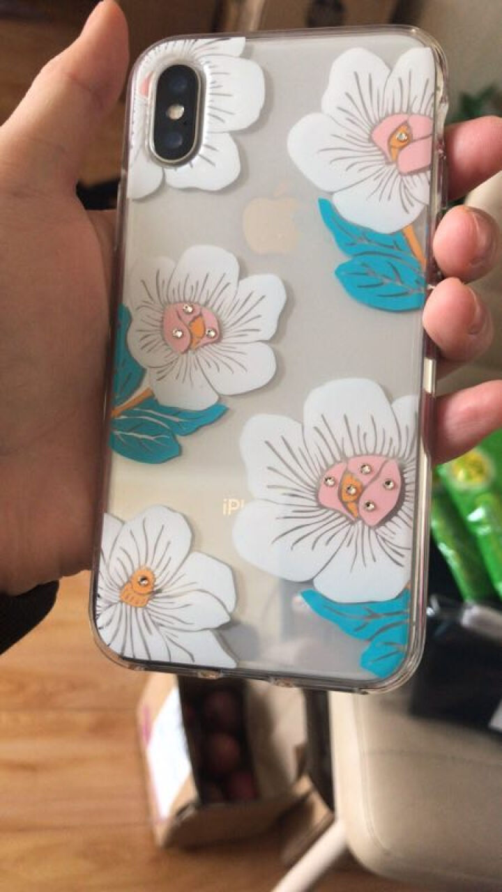 迪沃 iphone xs max手机壳 苹果X/XS/XR保护套 全包防摔硬壳 男女个性超薄抖音同款 iphoneX/Xs山茶花怎么样，好用吗，口碑，心得，评价,第4张