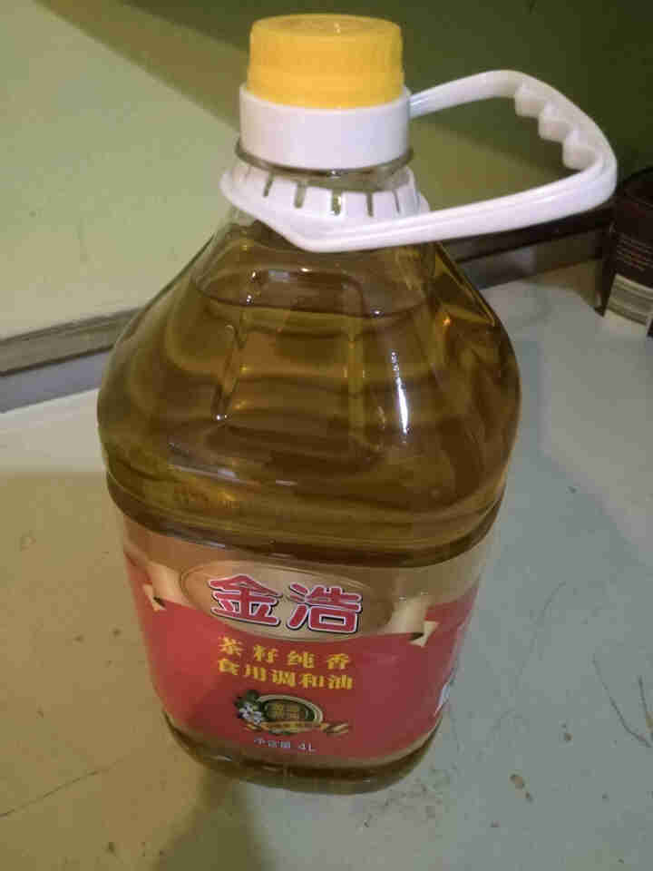 金浩 茶籽纯香食用调和油 非转基因食用油 家庭装 4L怎么样，好用吗，口碑，心得，评价，试用报告,第4张