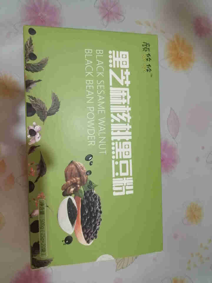 颜悠悠 黑芝麻核桃黑豆粉 非转基因 小袋装 黑五谷代餐粉 即食营养谷物冲饮早餐怎么样，好用吗，口碑，心得，评价，试用报告,第2张