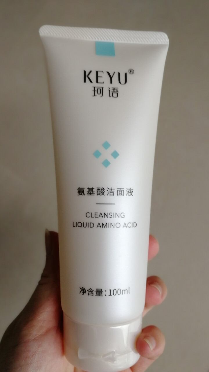 珂语(KEYU)洗面奶氨基酸洁面液100ml（温和净肤锁水保湿 敏感肌洁面乳男女适用）怎么样，好用吗，口碑，心得，评价，试用报告,第2张