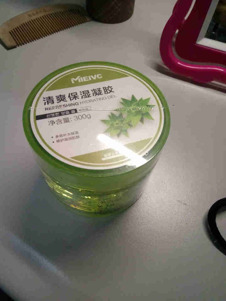 MIEIVC/米薇可 洁爽保湿凝胶补水型300g  补水保湿舒缓晒后修复祛痘淡印细致毛孔怎么样，好用吗，口碑，心得，评价，试用报告,第4张