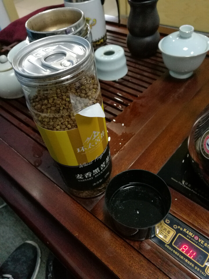 环太麦香黑苦荞茶 苦荞麦茶苦芥茶养生茶叶 搭配茉莉花玫瑰花菊花草茶 环太麦香黑苦荞茶—220g—1罐怎么样，好用吗，口碑，心得，评价，试用报告,第3张