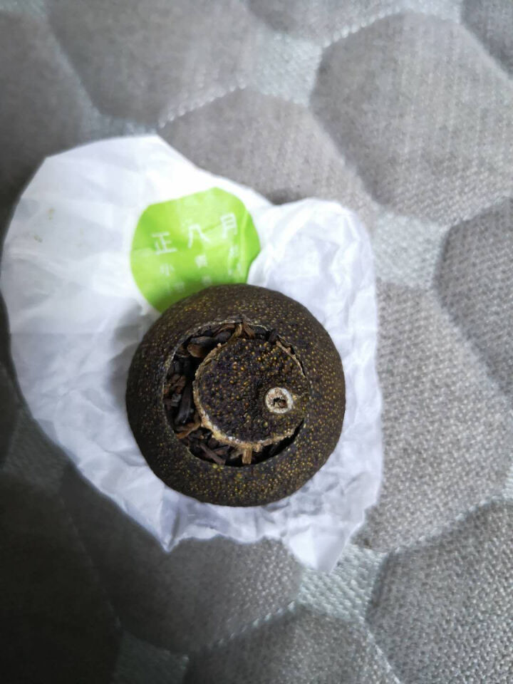 新会小青柑普洱茶熟茶特级 橘普茶 云南古树柑普茶 现在就告白节目指定合作品牌昊茶记 7颗礼盒装 新会小青柑（备注不要礼盒发10颗）怎么样，好用吗，口碑，心得，评,第5张