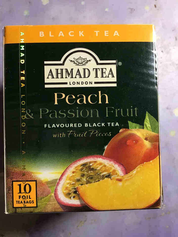 【买二赠一】英国亚曼AHMAD TEA百香果水蜜桃红茶 便携袋泡茶2g*10包怎么样，好用吗，口碑，心得，评价，试用报告,第2张